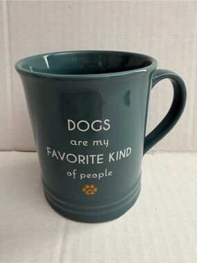 Fringe Studio  “Dogs are my Favorite Kind of People”Ceramic Mug